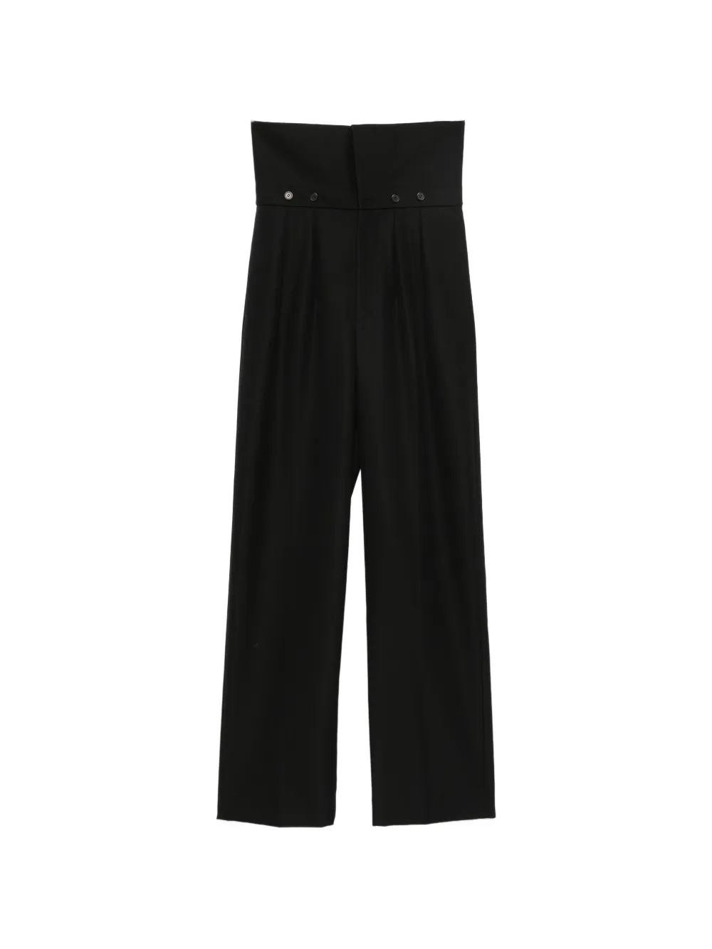 Carven side-pockets trousers - Schwarz
