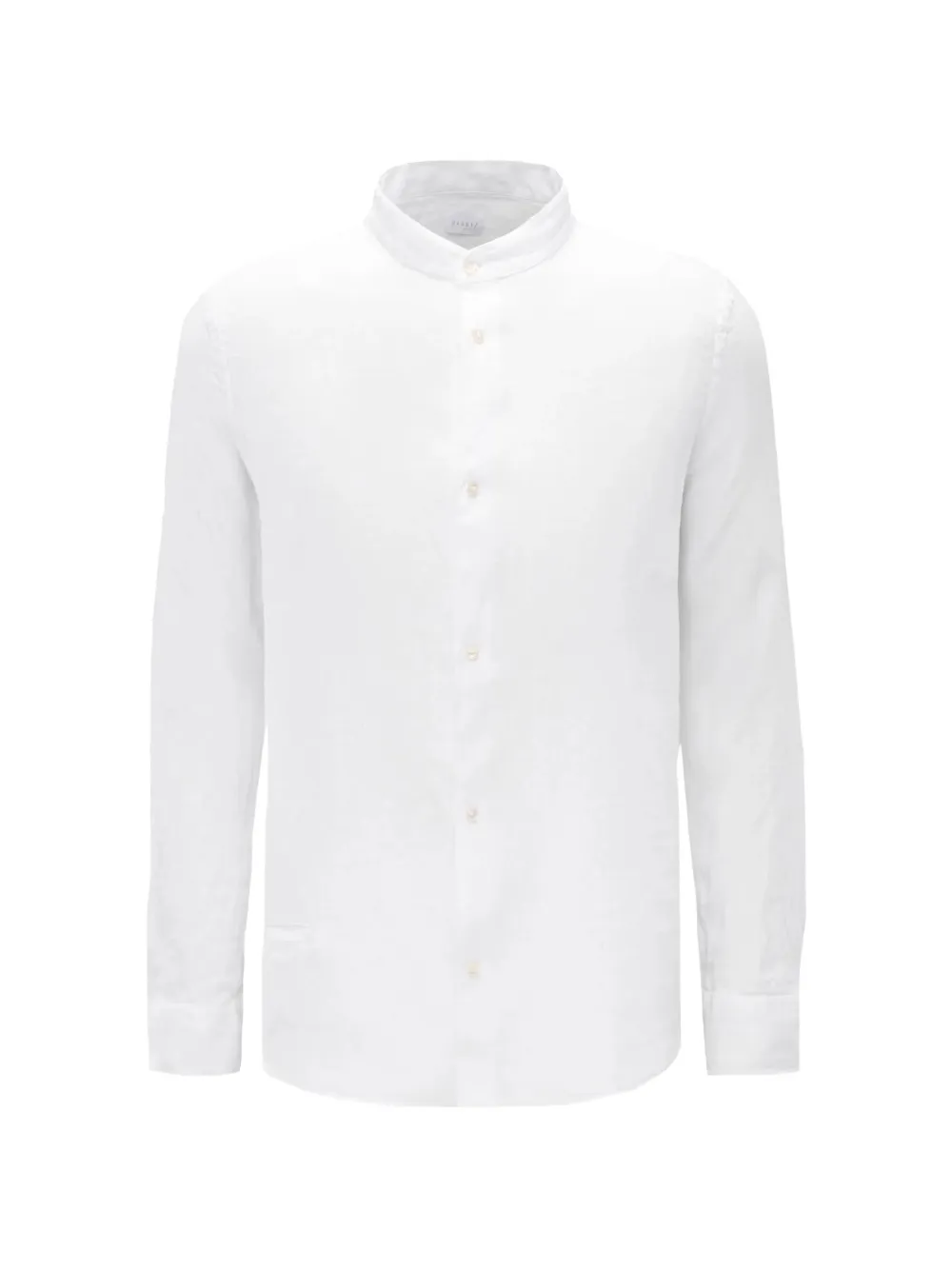 04651 / A TRIP IN A BAG mandarin-collar long-sleeve shirt - Bianco