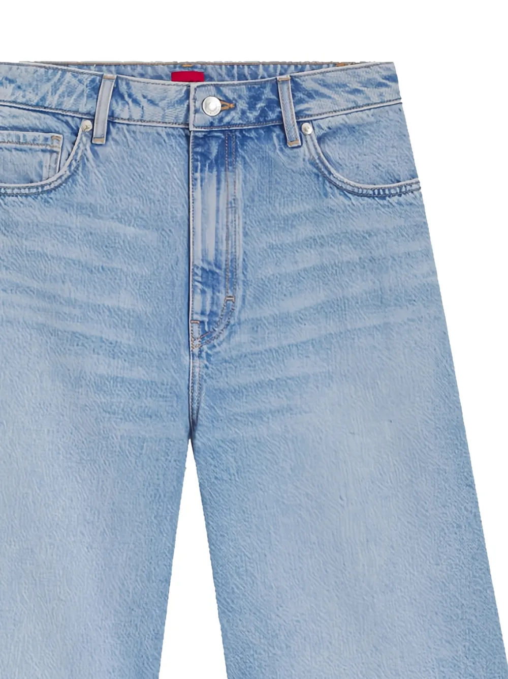 HUGO Denim shorts Blauw