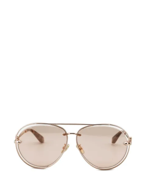 Roberto Cavalli engraved-detail pilot-frame sunglasses