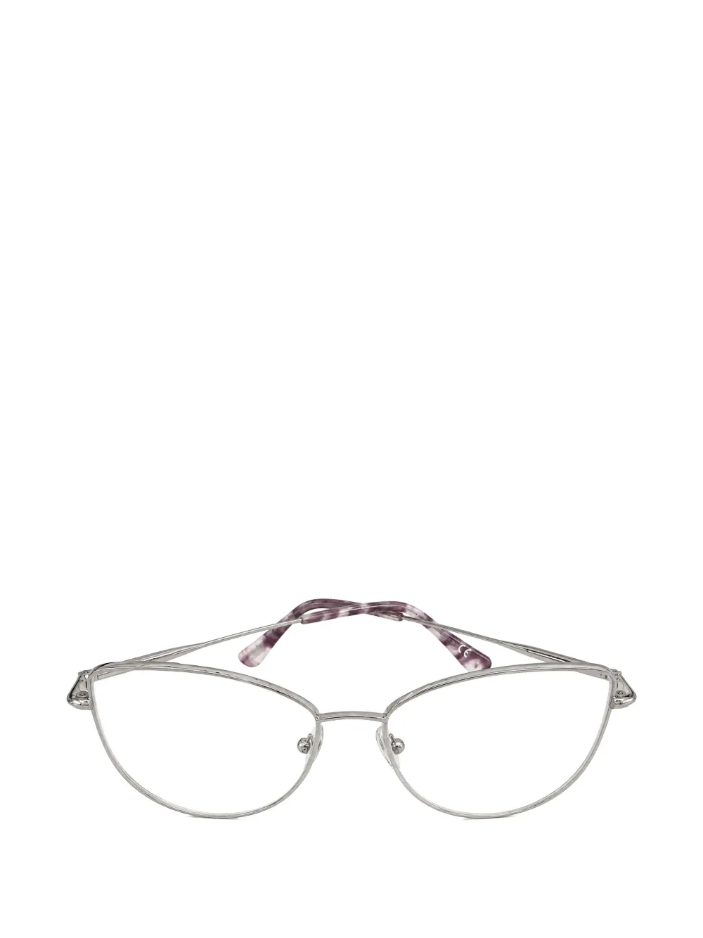 TOM FORD cat-eye-frame glasses - Argento