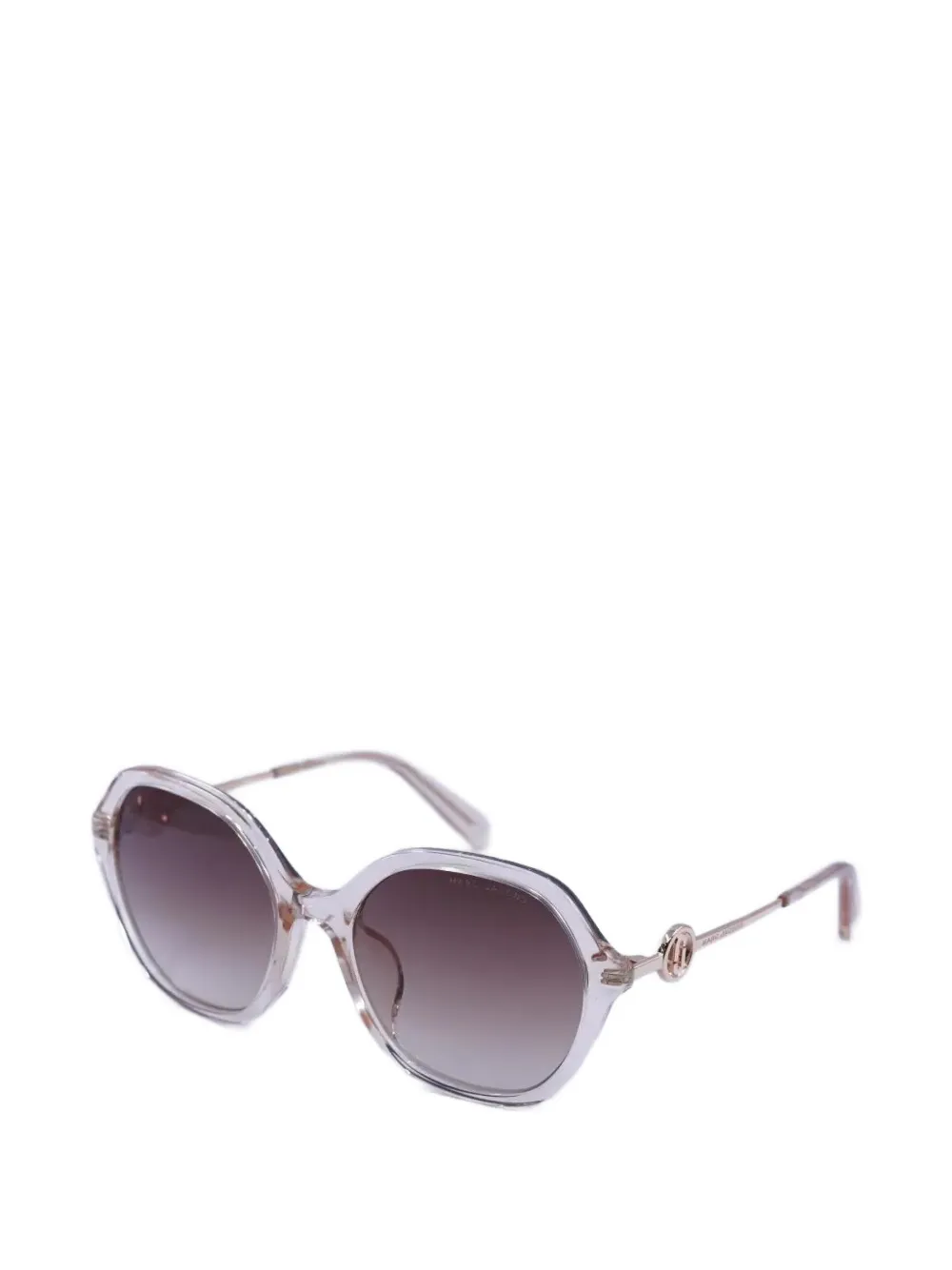  Marc Jacobs Gafas De Sol Con Placa Del Logo - Marrón 