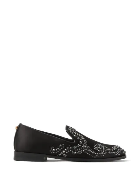 Versace Medusa-embellished loafers