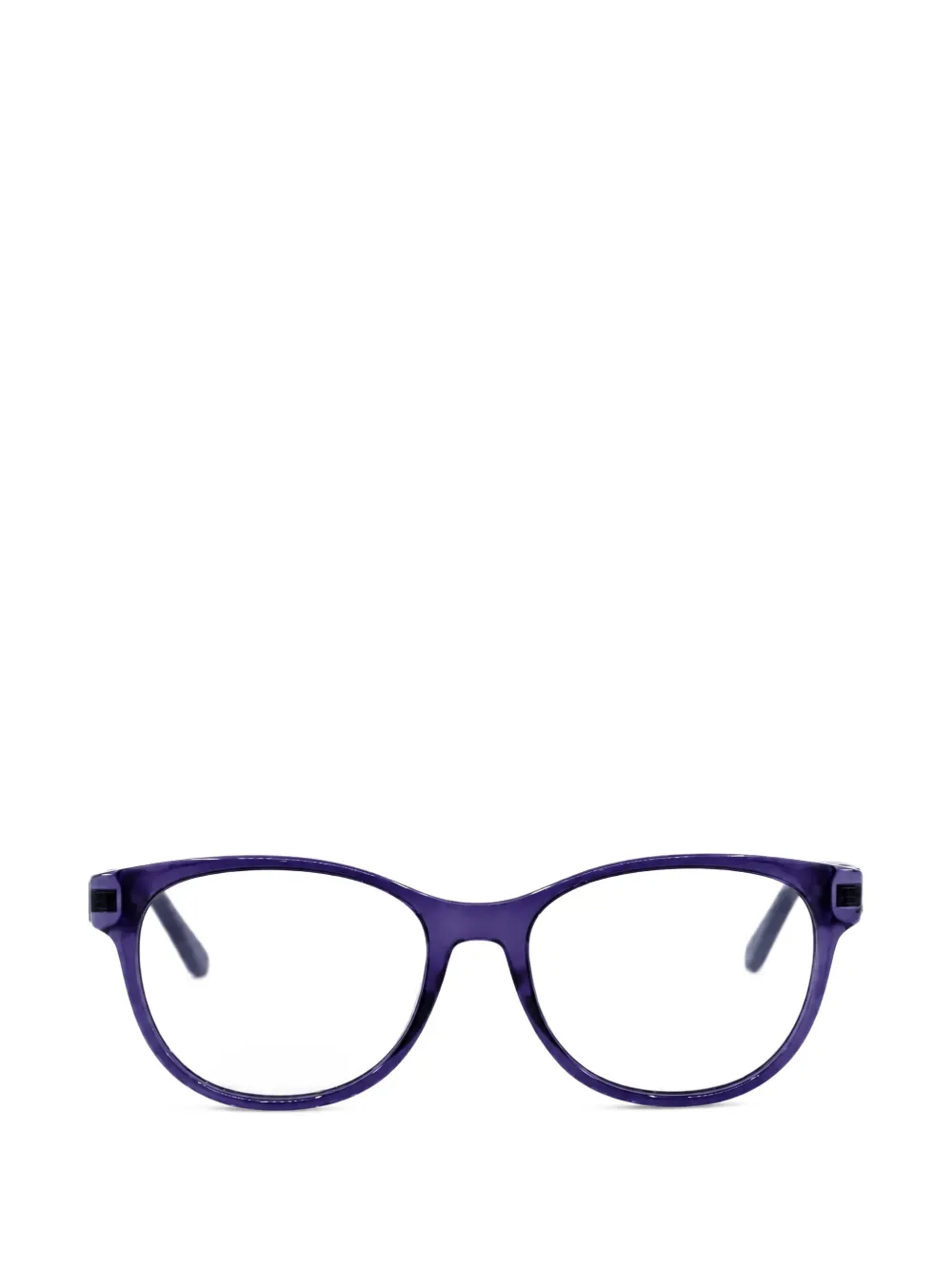Jimmy Choo logo-plaque square-frame glasses - Violett