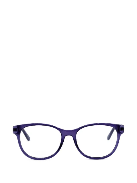Jimmy Choo logo-plaque square-frame glasses