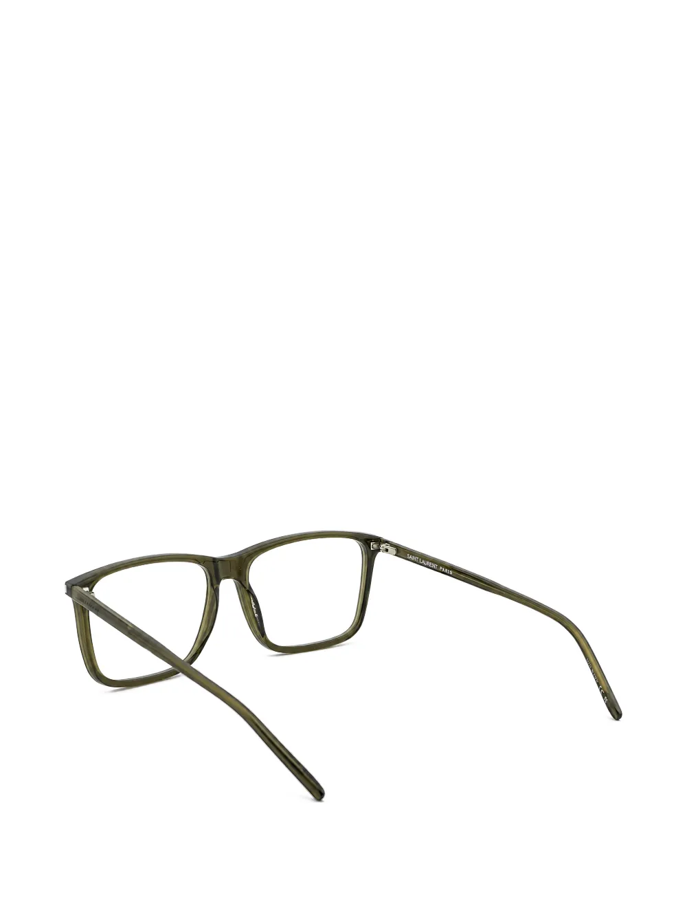 Saint Laurent Eyewear Bril met vierkant montuur Groen