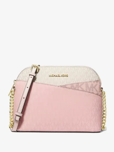 Michael Kors medium Jet Set Travel color-block crossbody bag