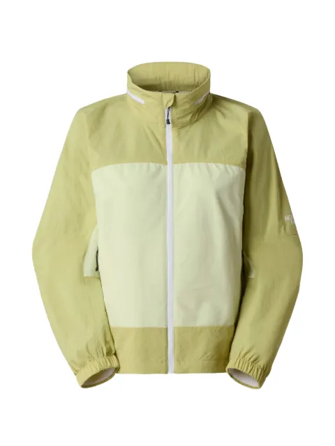 The North Face logo-print colour-block jacket