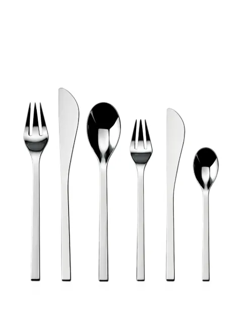 Alessi Colombina polished cutlery set (six-person setting)