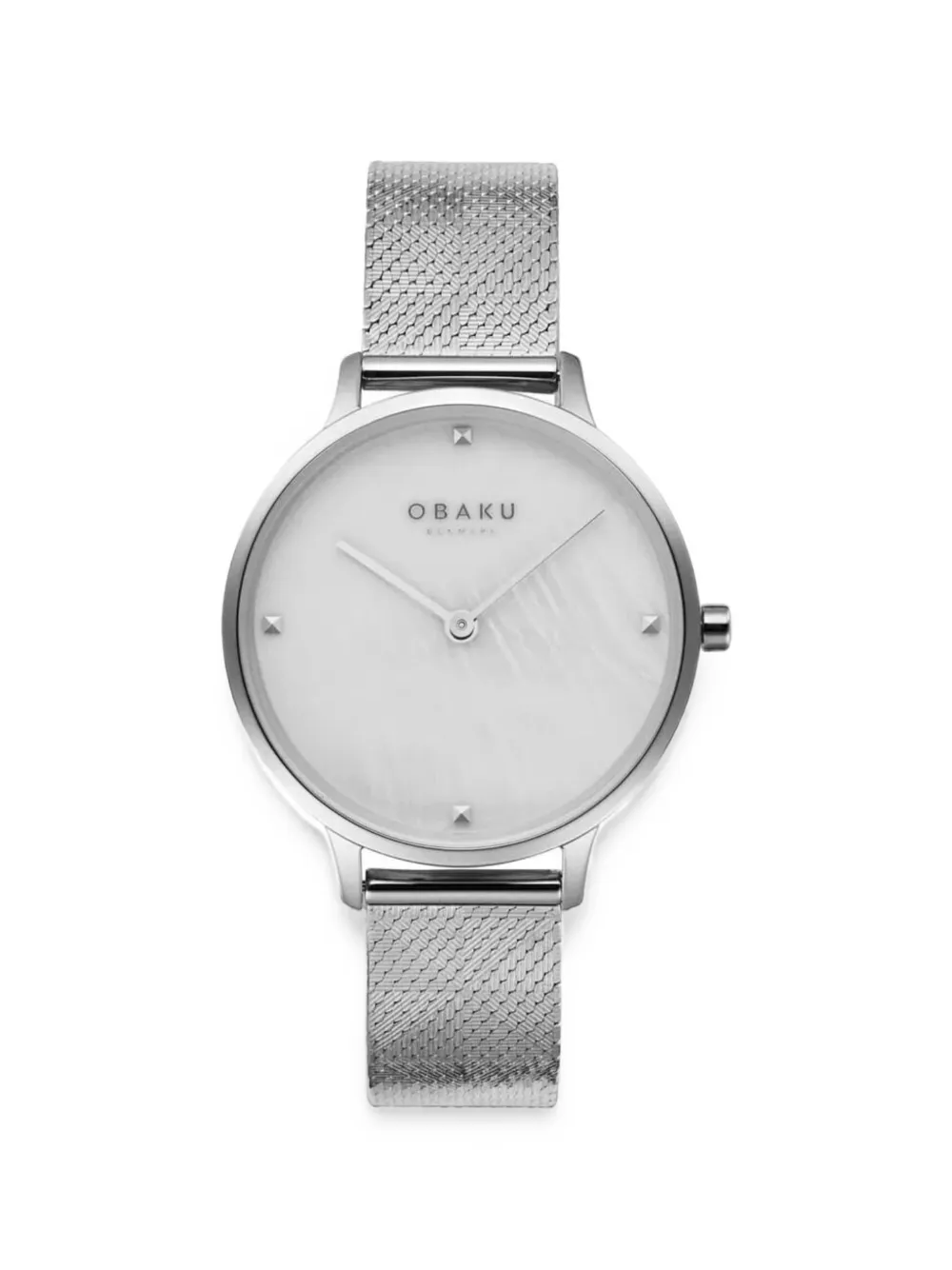 Obaku Figen 32mm Watch In 화이트