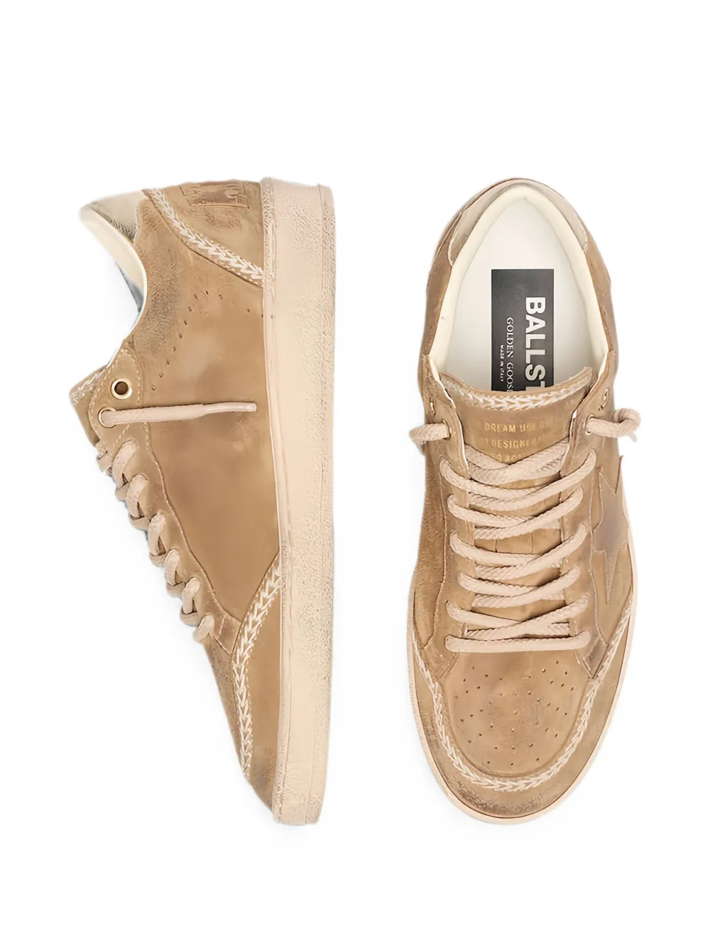 Golden Goose Ball Star-patch sneakers Bruin