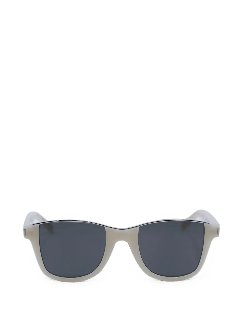 Saint Laurent square-frame sunglasses - Nude