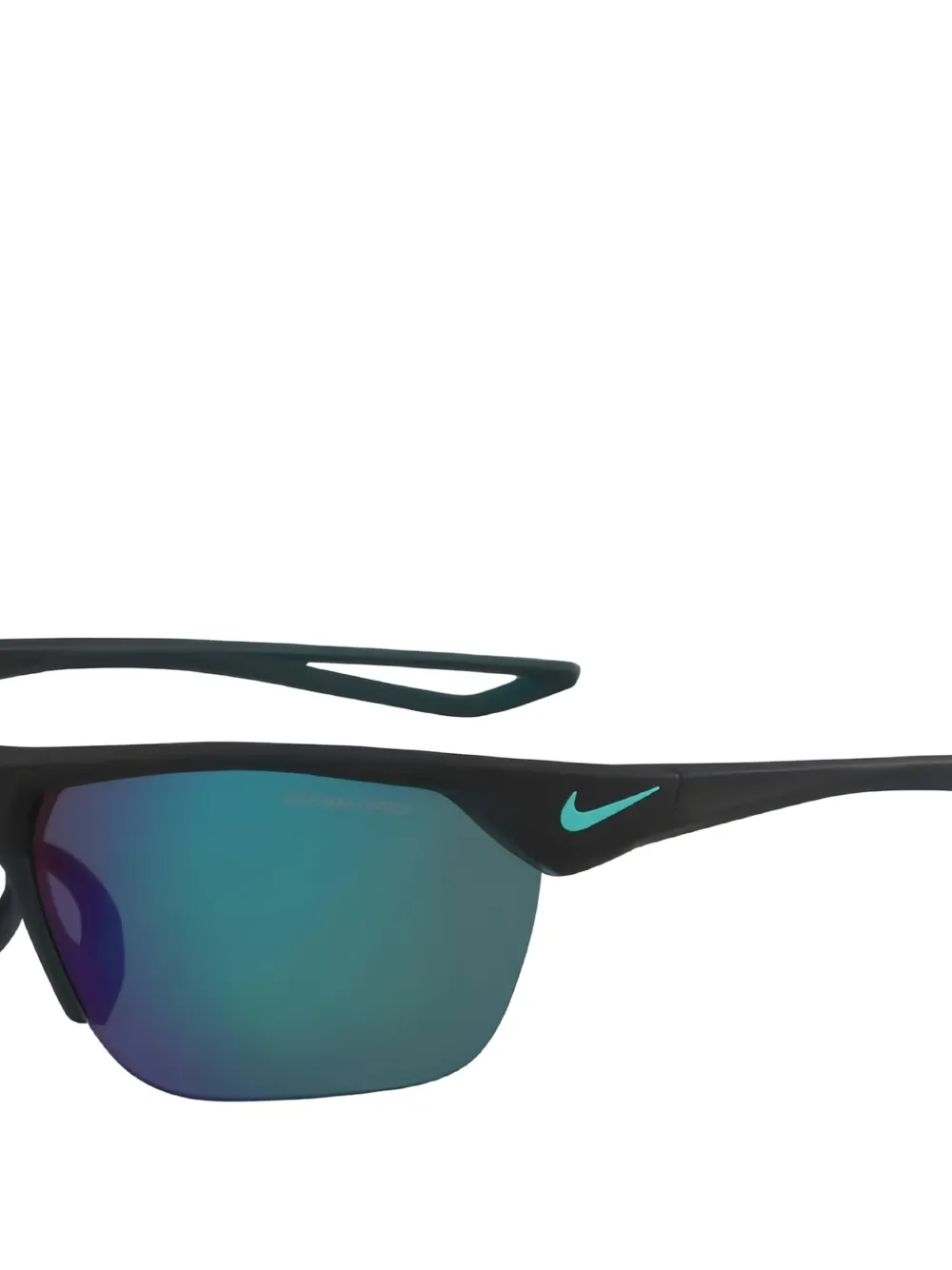 Nike Trainer S zonnebril met rechthoekig montuur Zwart