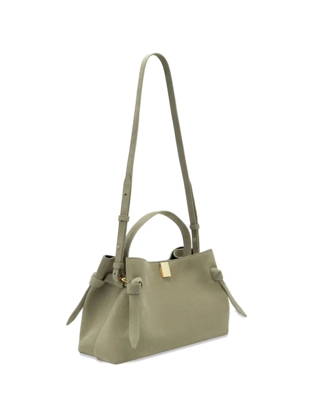 Yuzefi Gyoza suède shopper Groen