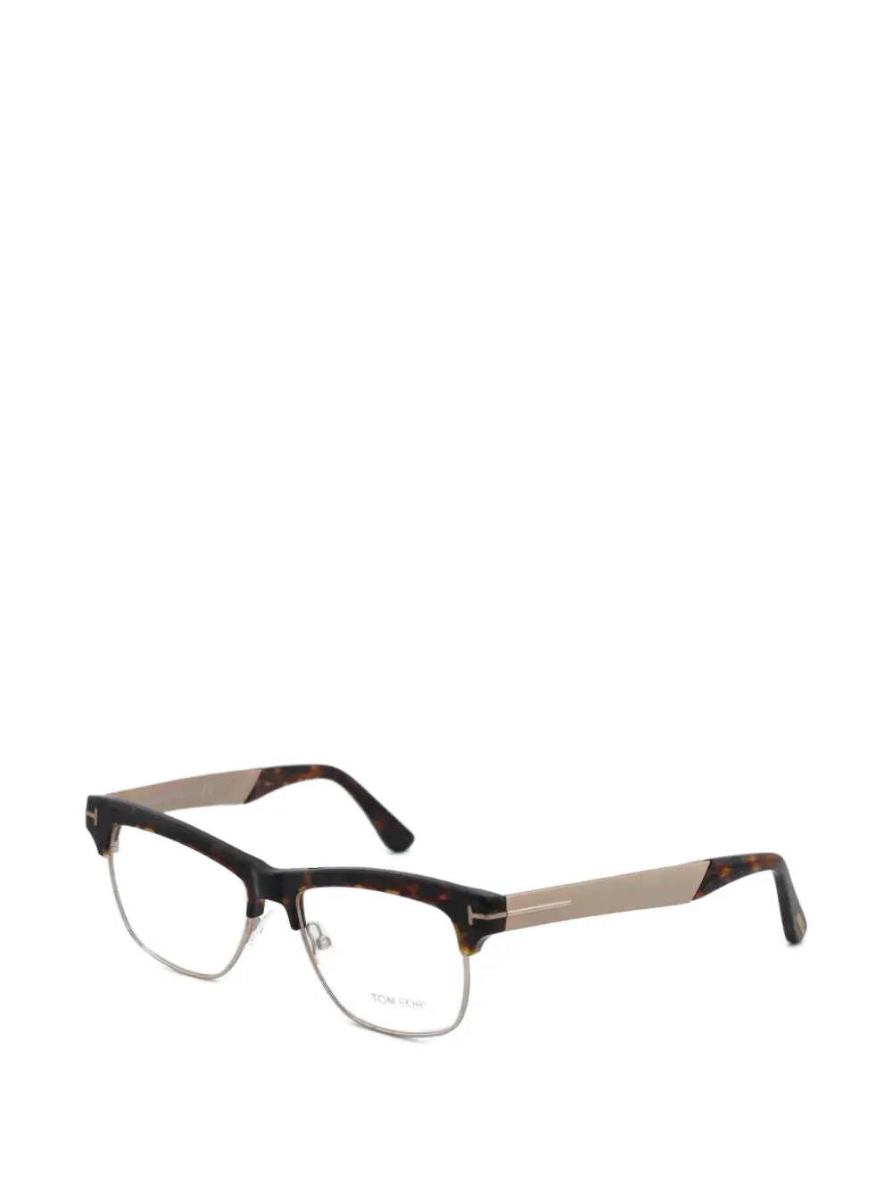 TOM FORD Eyewear square-frame glasses - Marrone