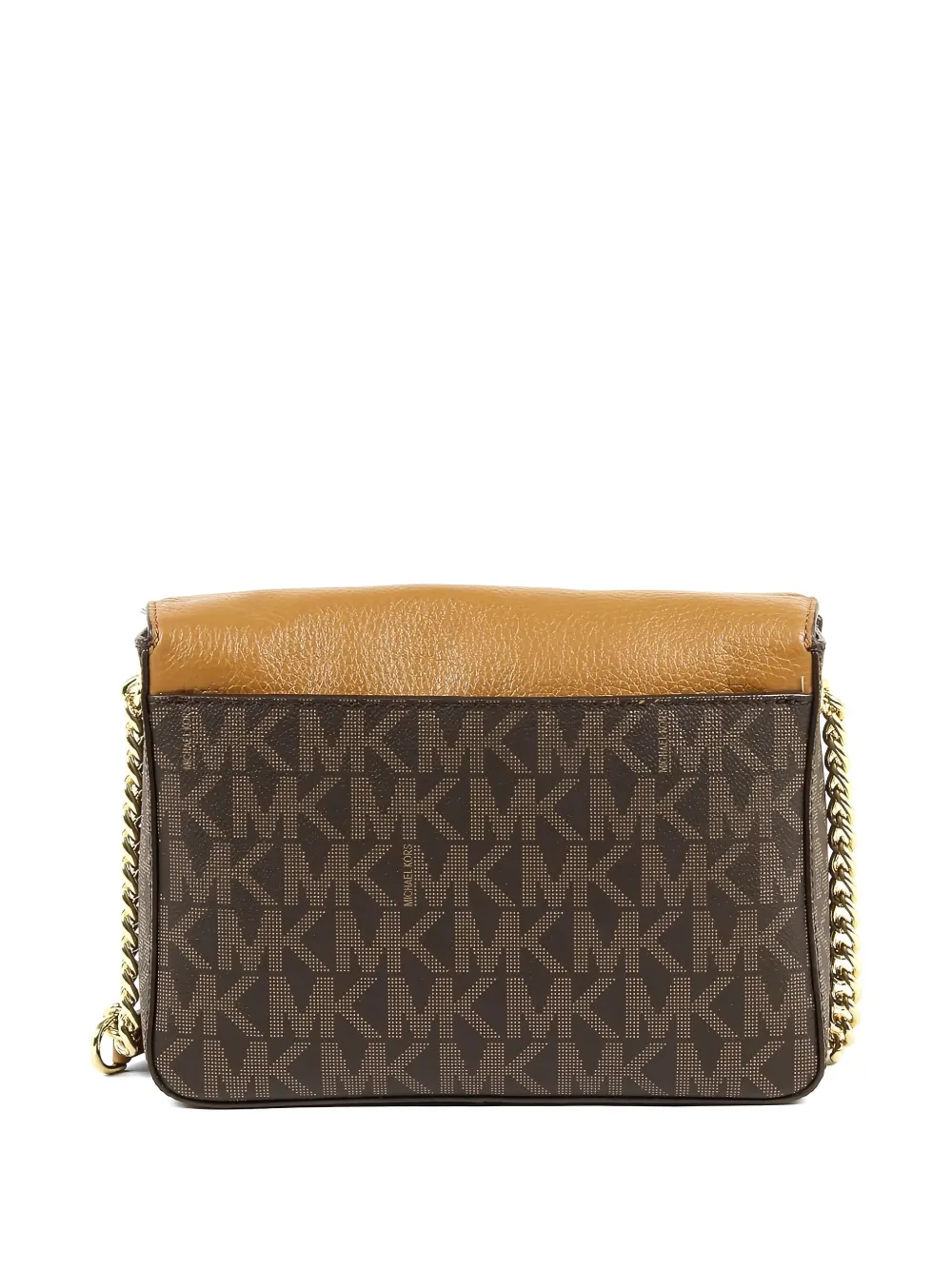 Michael Kors Vanna crossbodytas met logo-monogram Bruin