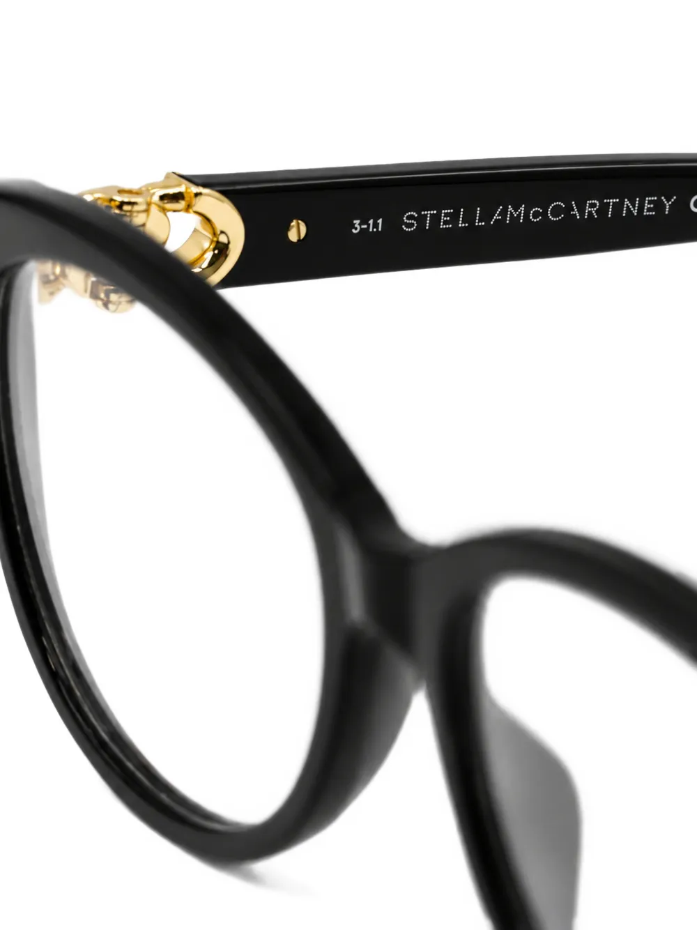 Stella McCartney Eyewear Bril met vierkant montuur Zwart