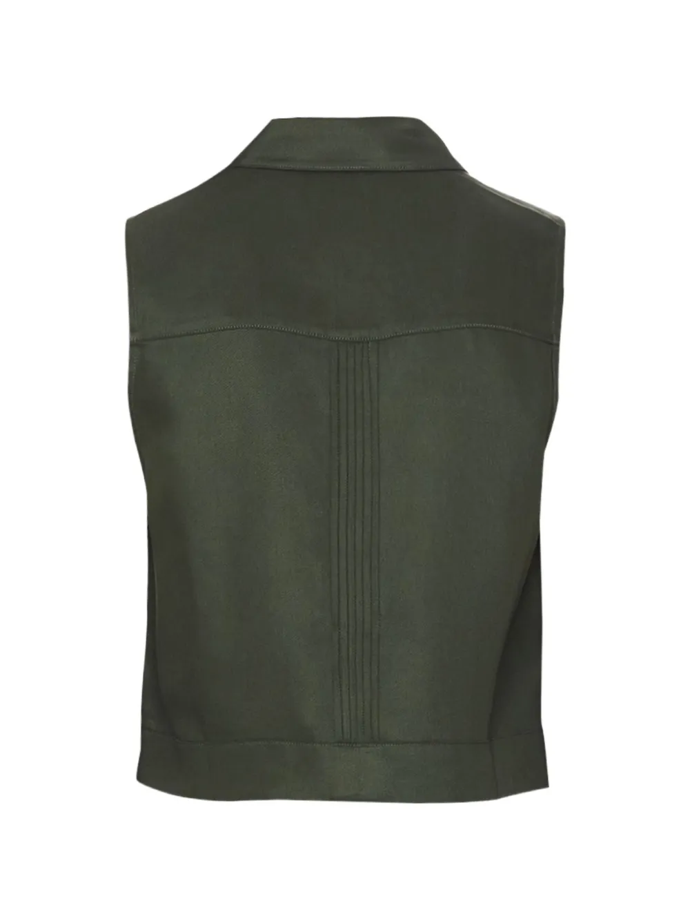 HEVRON Vera gesmockte blouse Groen