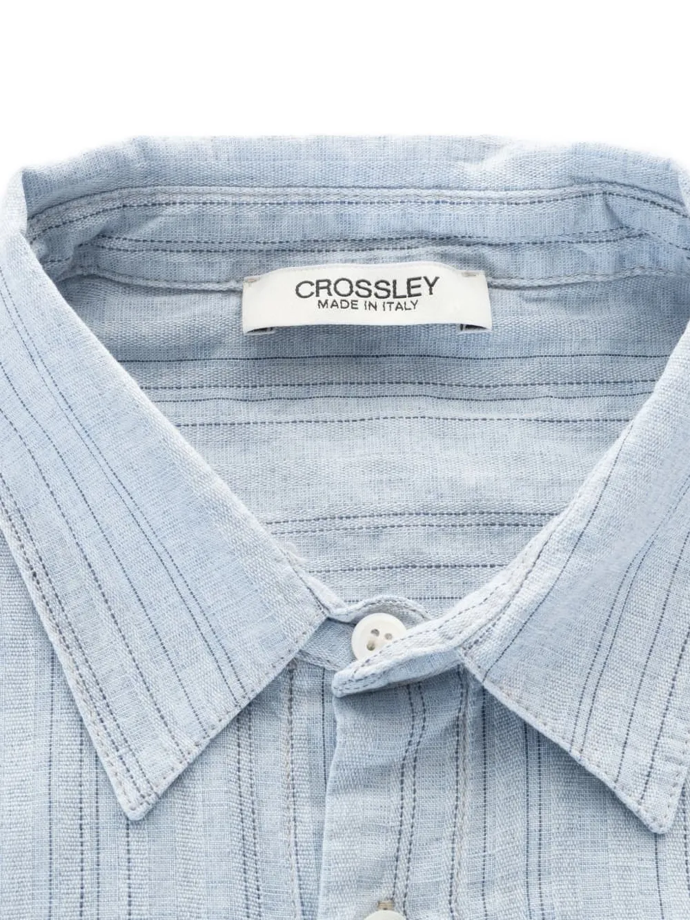  Crossley Camisa A Rayas Verticales - Azul 