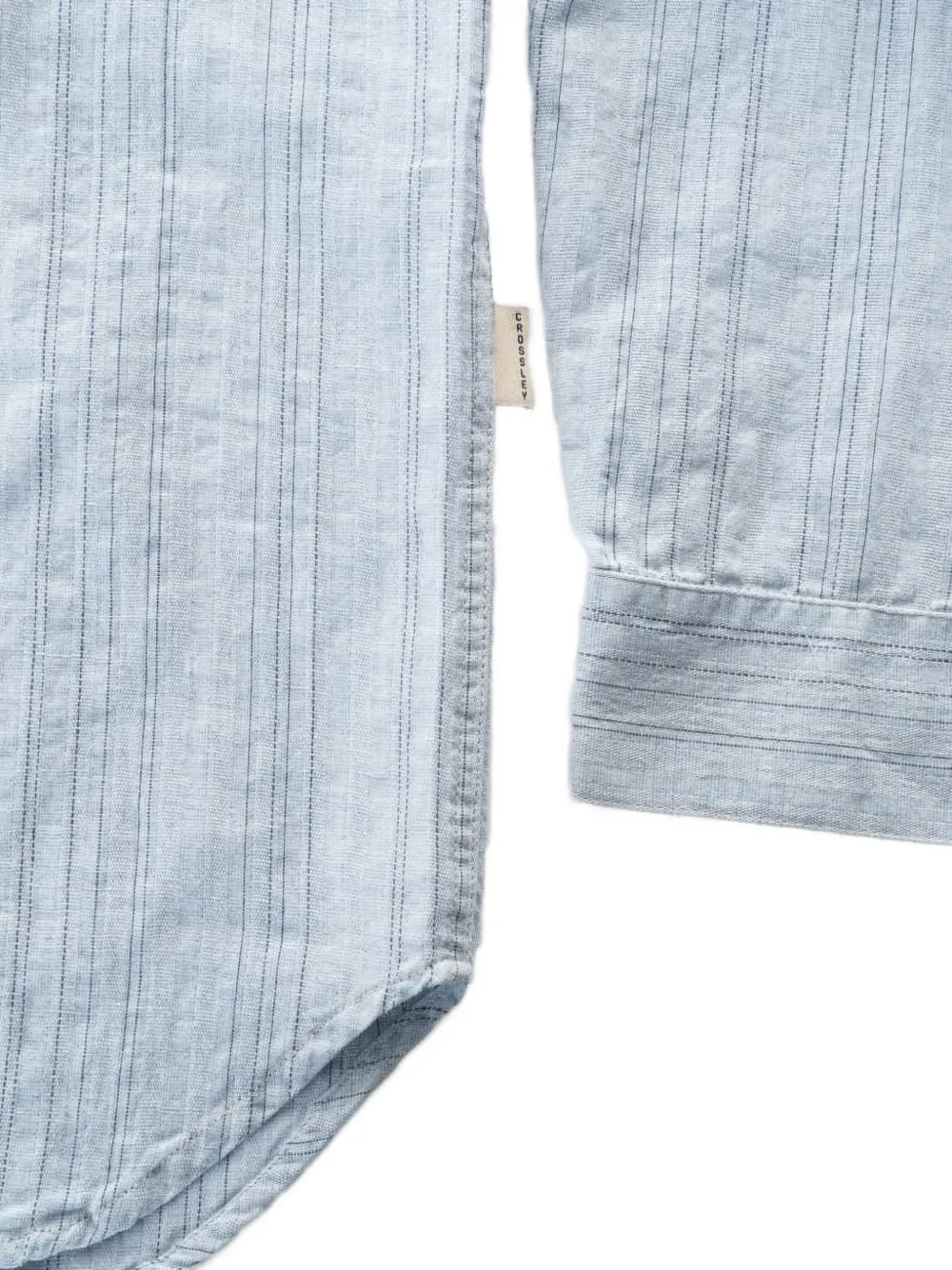  Crossley Camisa A Rayas Verticales - Azul 