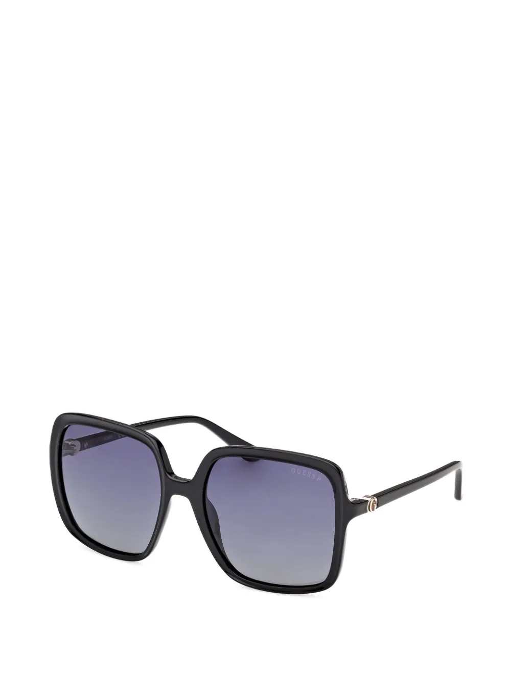 GUESS EYEWEAR Zonnebril met vierkant montuur Zwart