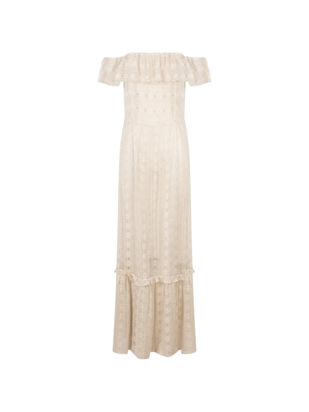 Antik Batik Dolly lace-panelled maxi dress