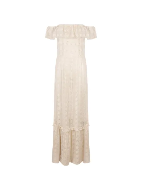 Antik Batik Dolly lace-panelled maxi dress