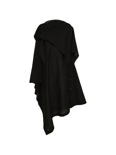 Issey Miyake asymmetric draped dress