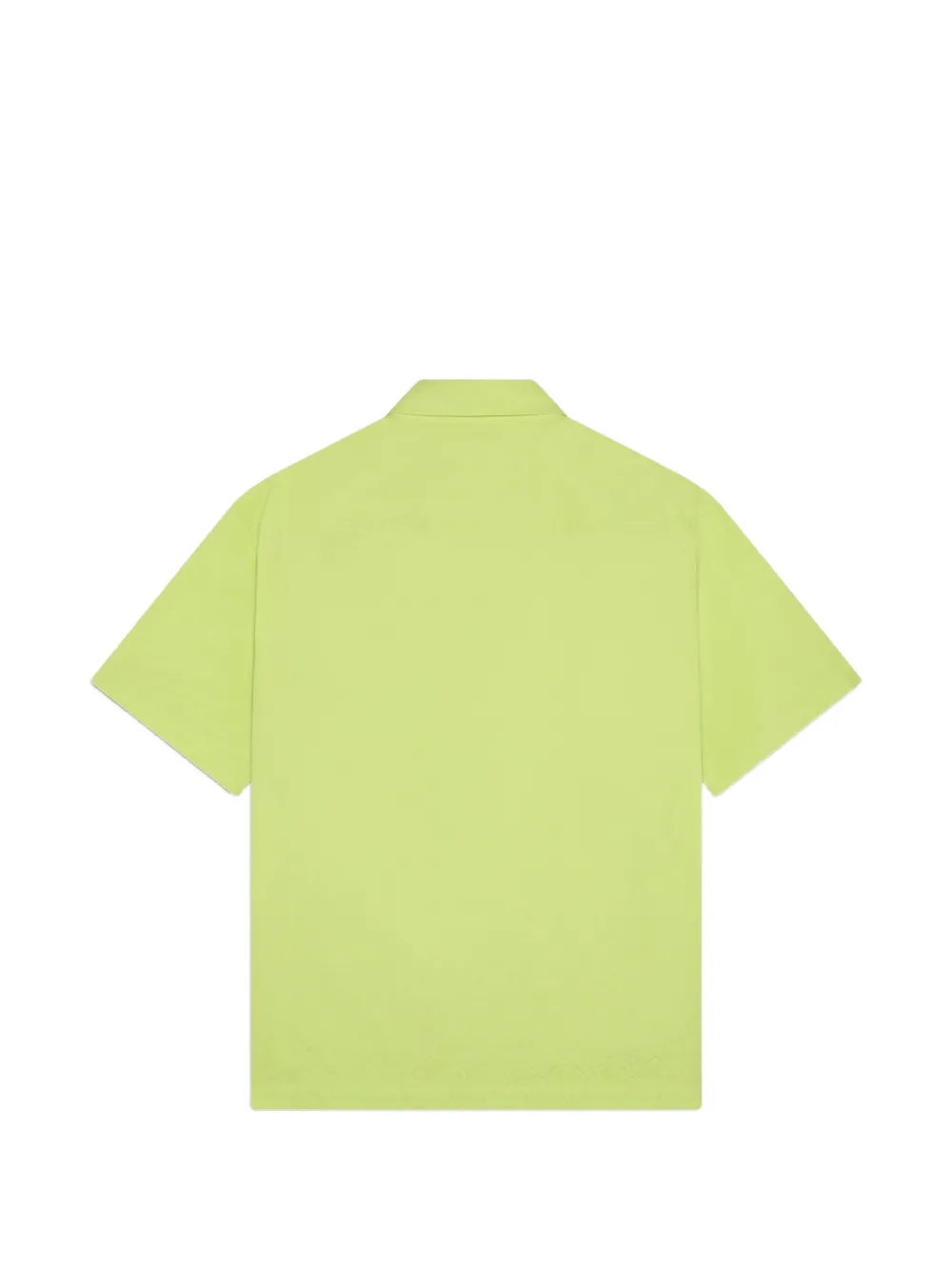 Casablanca overhemd met logopatch Groen