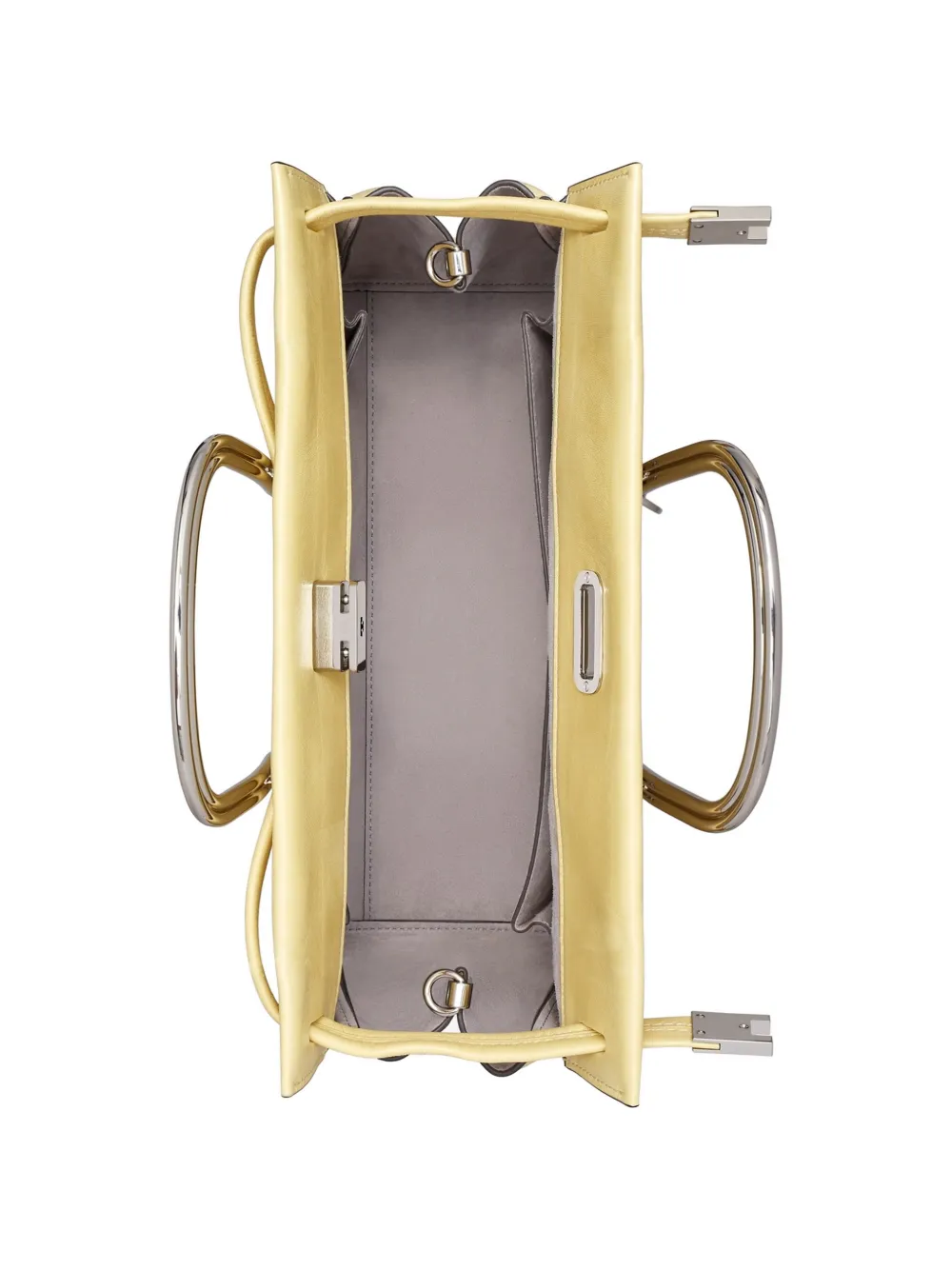 Tory Burch Lee Radziwill shopper Geel