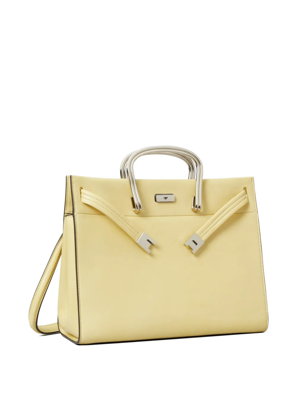 Tory Burch Lee Radziwill shopper Geel