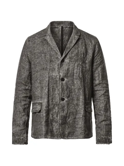 Thom Krom faded-effect single-breasted jacket