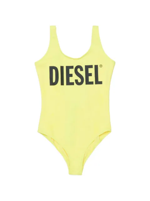 Diesel Kids logo-print one-piece swimsuit