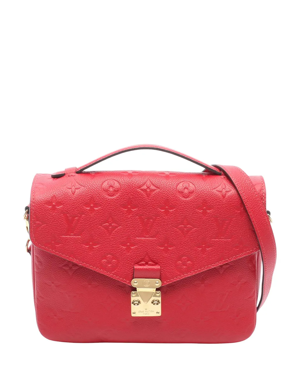 Louis Vuitton Pre-Owned 2019 Monogram Empreinte Pochette Metis satchel - Rot