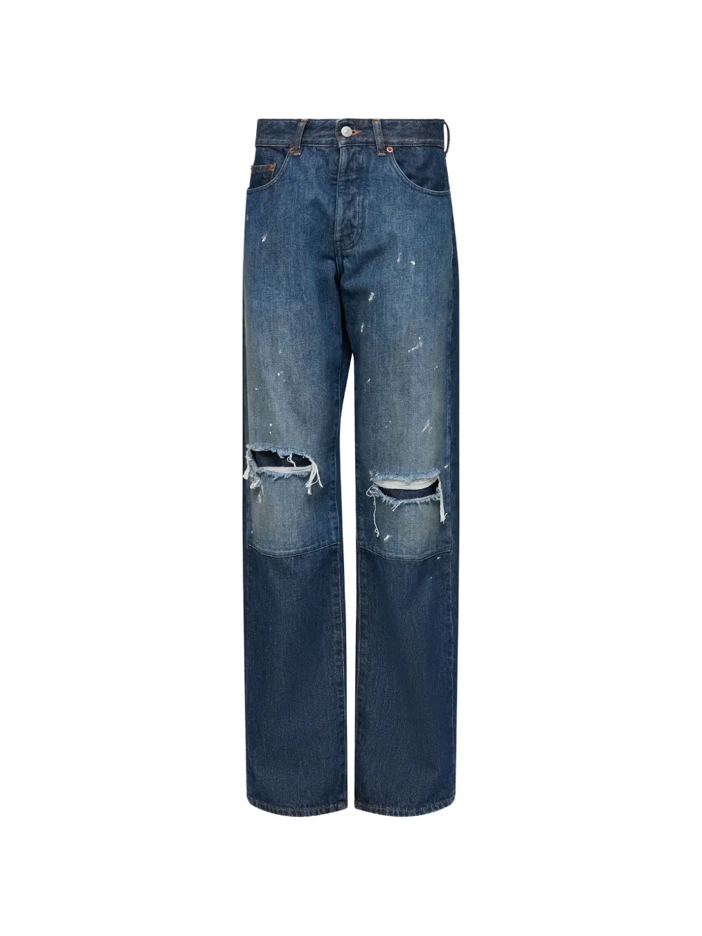 MM6 Maison Margiela Jeans dritti - Blu