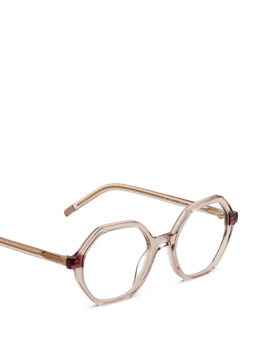 Kaleos Andersen bril met geometrisch montuur Roze