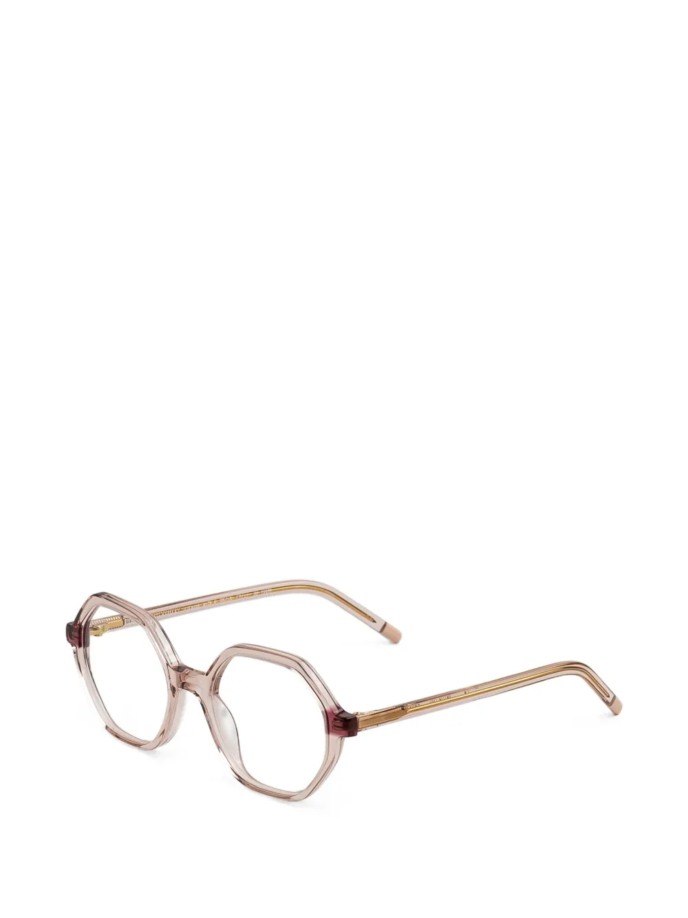 Kaleos Andersen bril met geometrisch montuur Roze