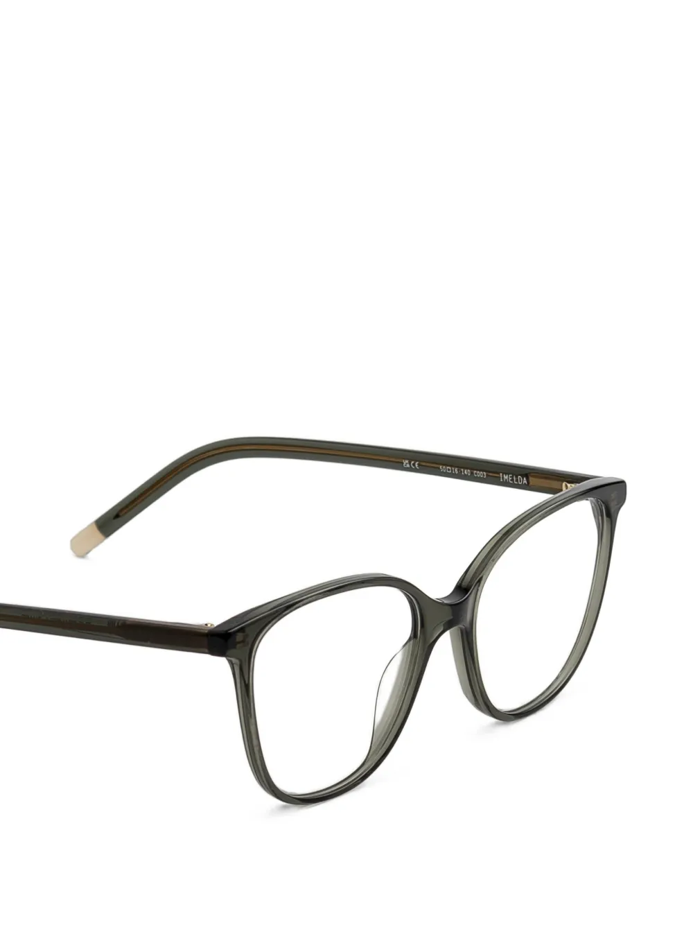 Kaleos Imelda bril met cat-eye montuur Grijs