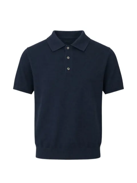 DIKTAT short-sleeve knitted polo shirt