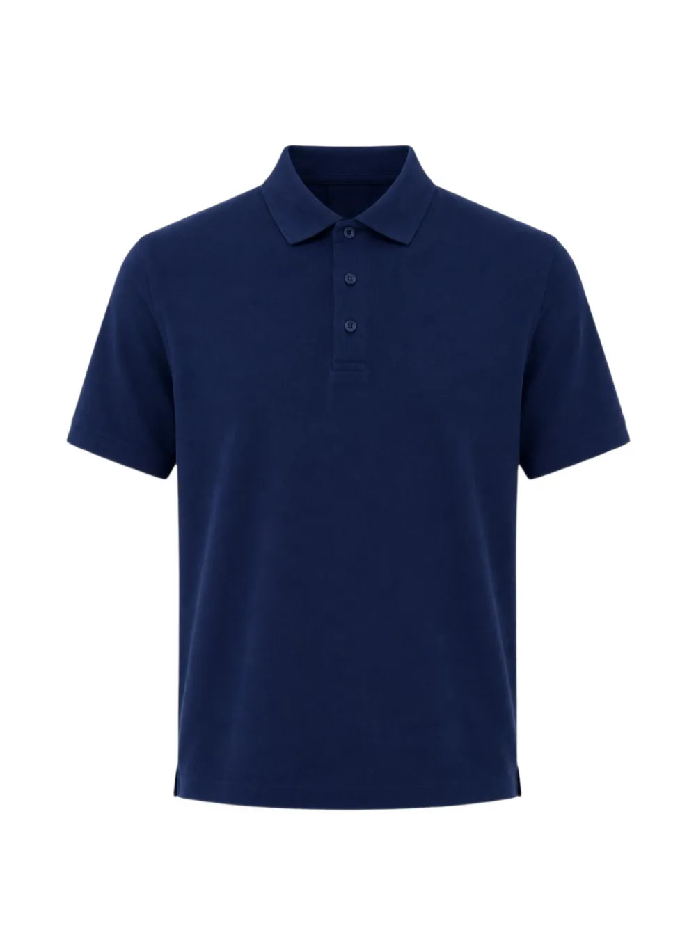DIKTAT short-sleeve button-fastening polo shirt - Blu