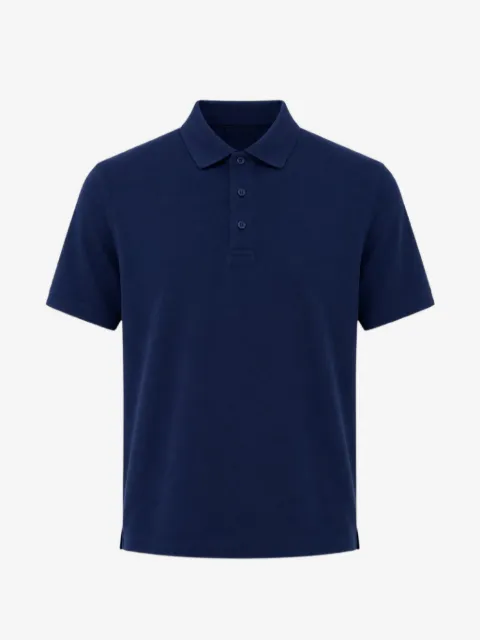 DIKTAT short-sleeve button-fastening polo shirt