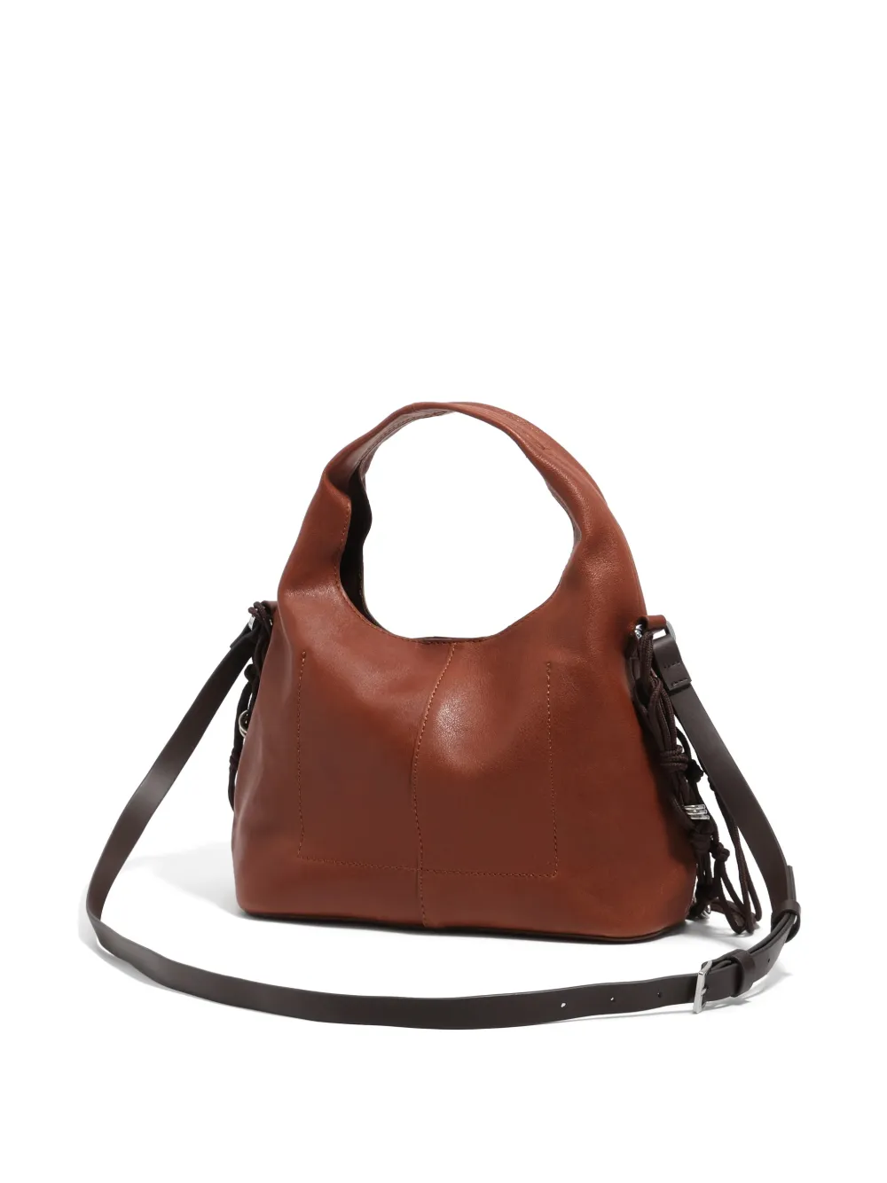 BIMBA Y LOLA Kleine leren tas Bruin