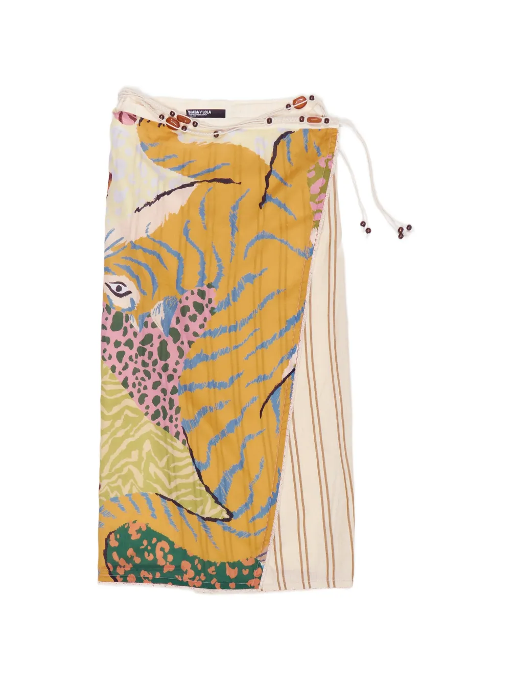 Bimba y Lola Pareo con design patchwork - Arancione
