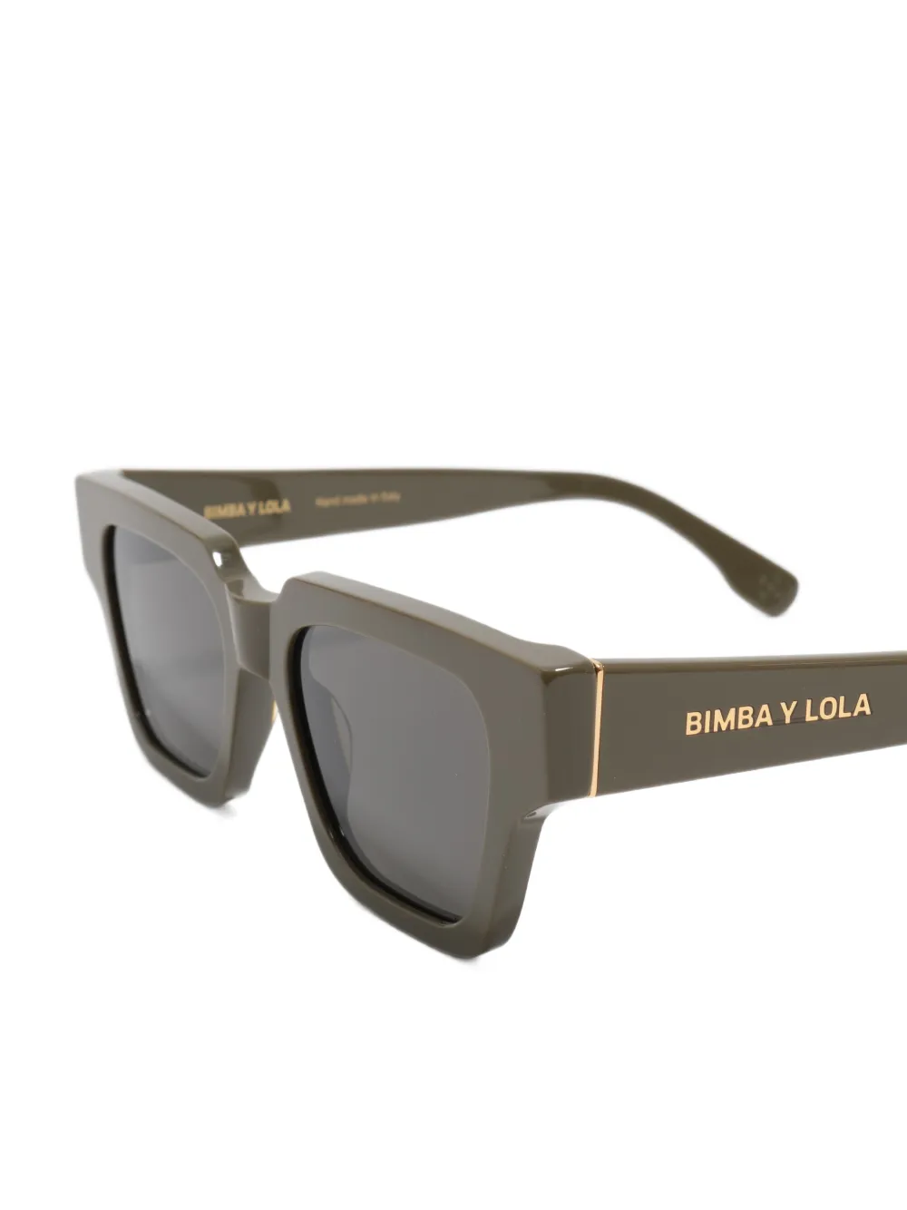 BIMBA Y LOLA Zonnebril met geometrisch montuur Groen