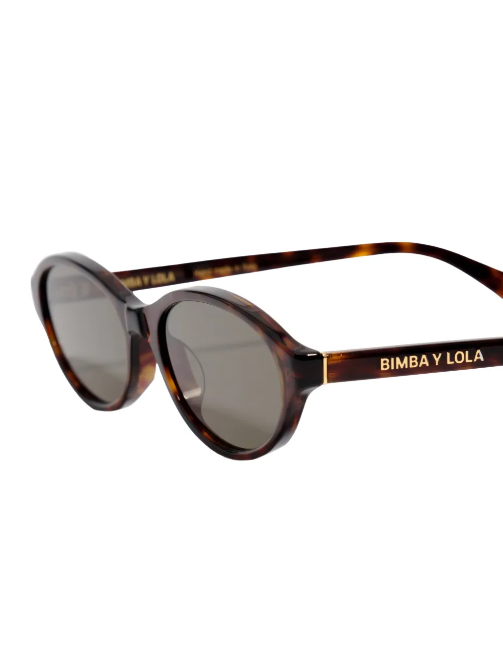 BIMBA Y LOLA Zonnebril met ovalen montuur Bruin