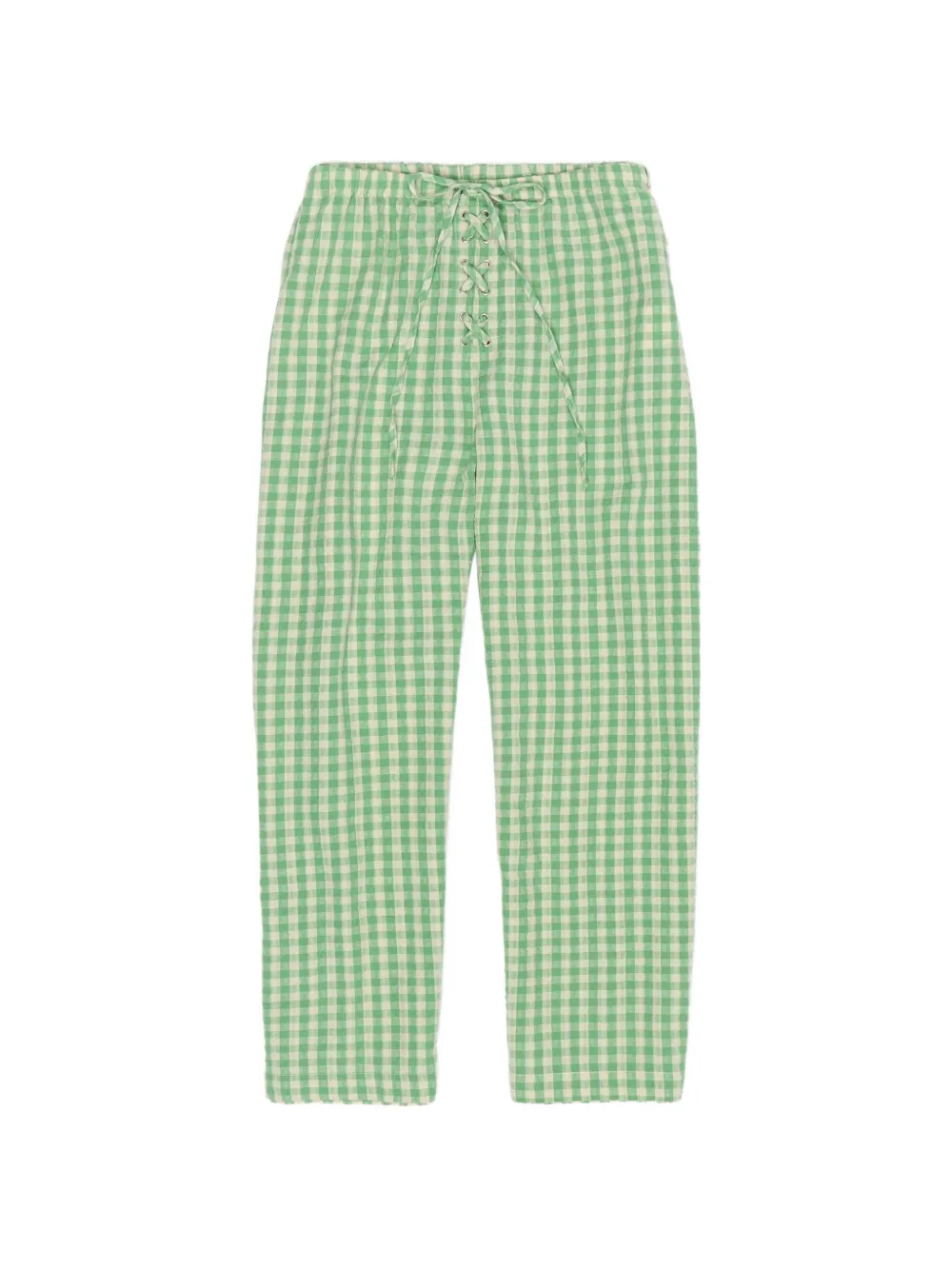 Bimba y Lola Pantaloni a quadri - Verde