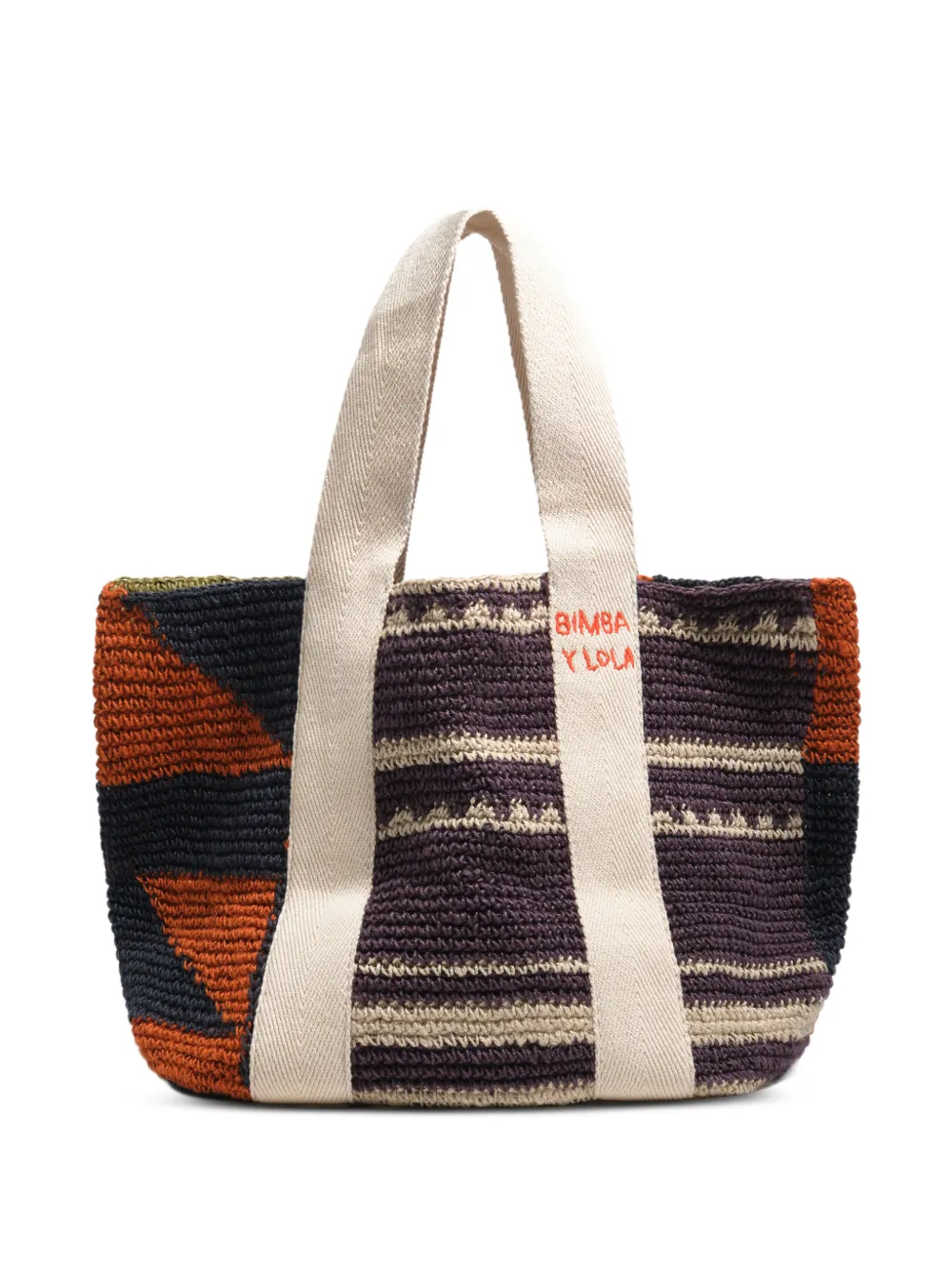 Bimba y Lola Borsa shopper Egplant grande - Viola