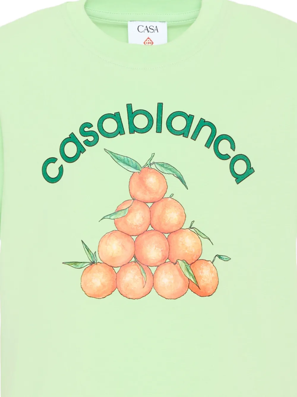 CASABLANCA KIDS T-shirt met grafische print Groen
