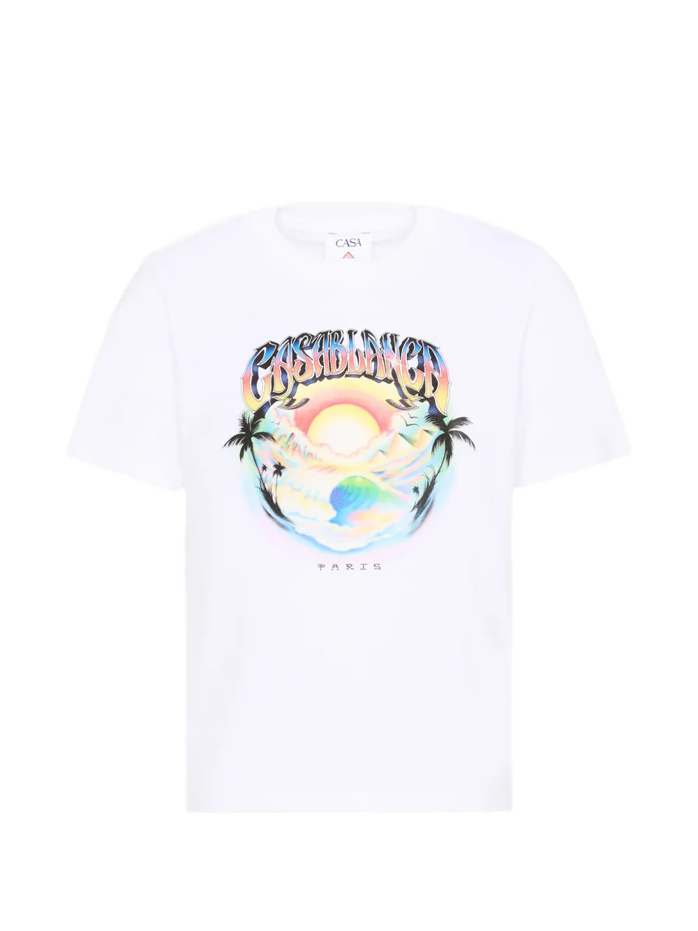 CASABLANCA KIDS graphic-print T-shirt - Bianco
