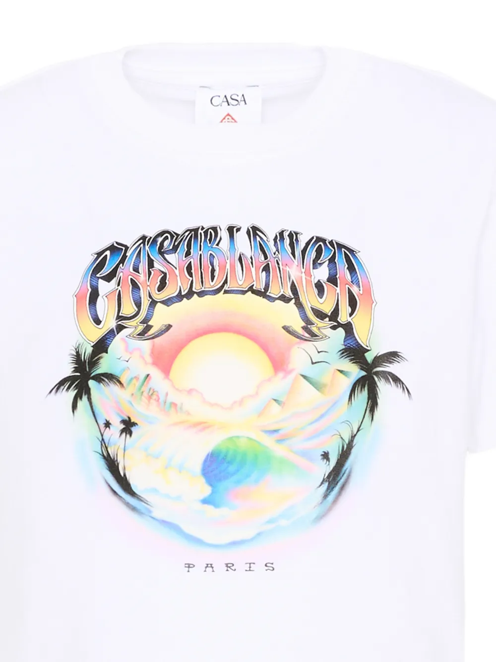 CASABLANCA KIDS T-shirt met grafische print Wit
